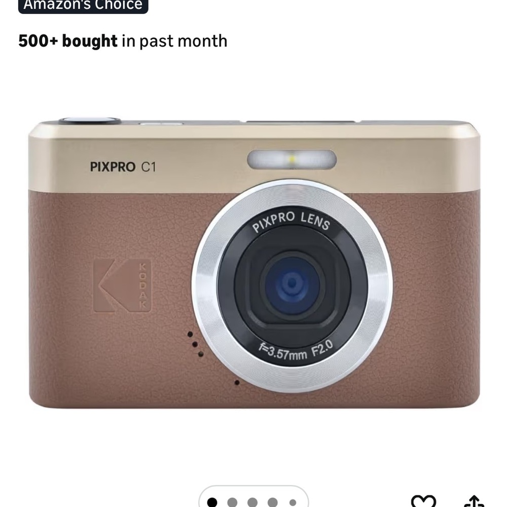 Kodak PIXPRO C1 Tan Digital Camera